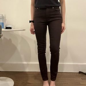 Rag and Bone coated jeans